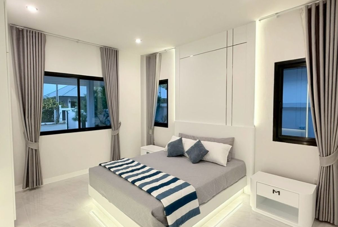 HS1514 – 3Bedroom Pool Villa House for Sale in Nibbana Shade Village in Thung Klom Talman