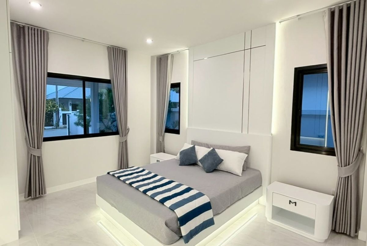 HS1514 – 3Bedroom Pool Villa House for Sale in Nibbana Shade Village in Thung Klom Talman