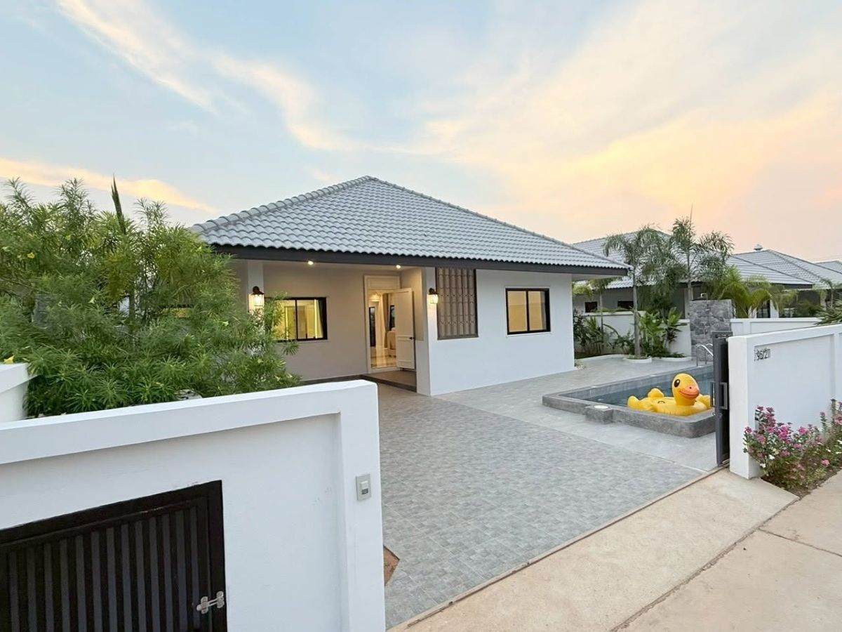 27 HS1514 – 3Bedroom Pool Villa House for Sale in Nibbana Shade Village in Thung Klom Talman
