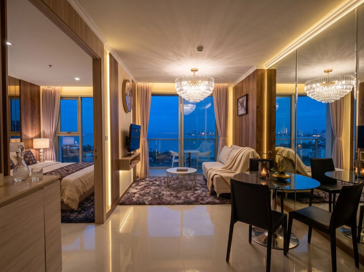 CS3025 – 1Bedroom Condominium for Sale in The Riviera Jomtien in Jomtien