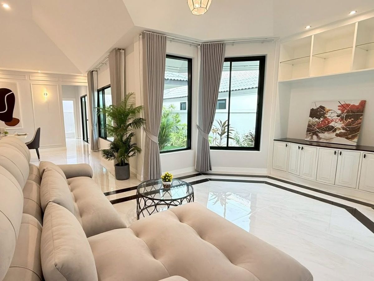5 HS1514 – 3Bedroom Pool Villa House for Sale in Nibbana Shade Village in Thung Klom Talman