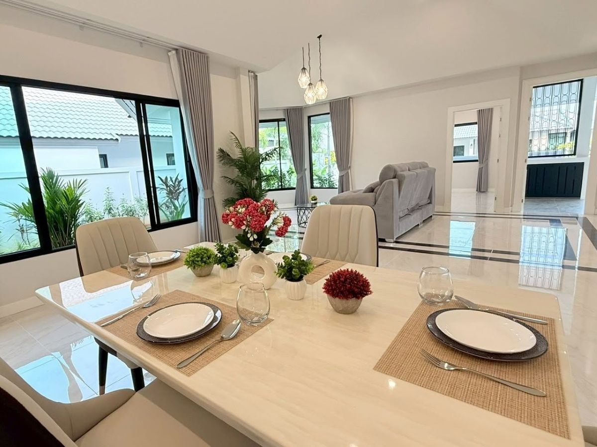 7 HS1514 – 3Bedroom Pool Villa House for Sale in Nibbana Shade Village in Thung Klom Talman