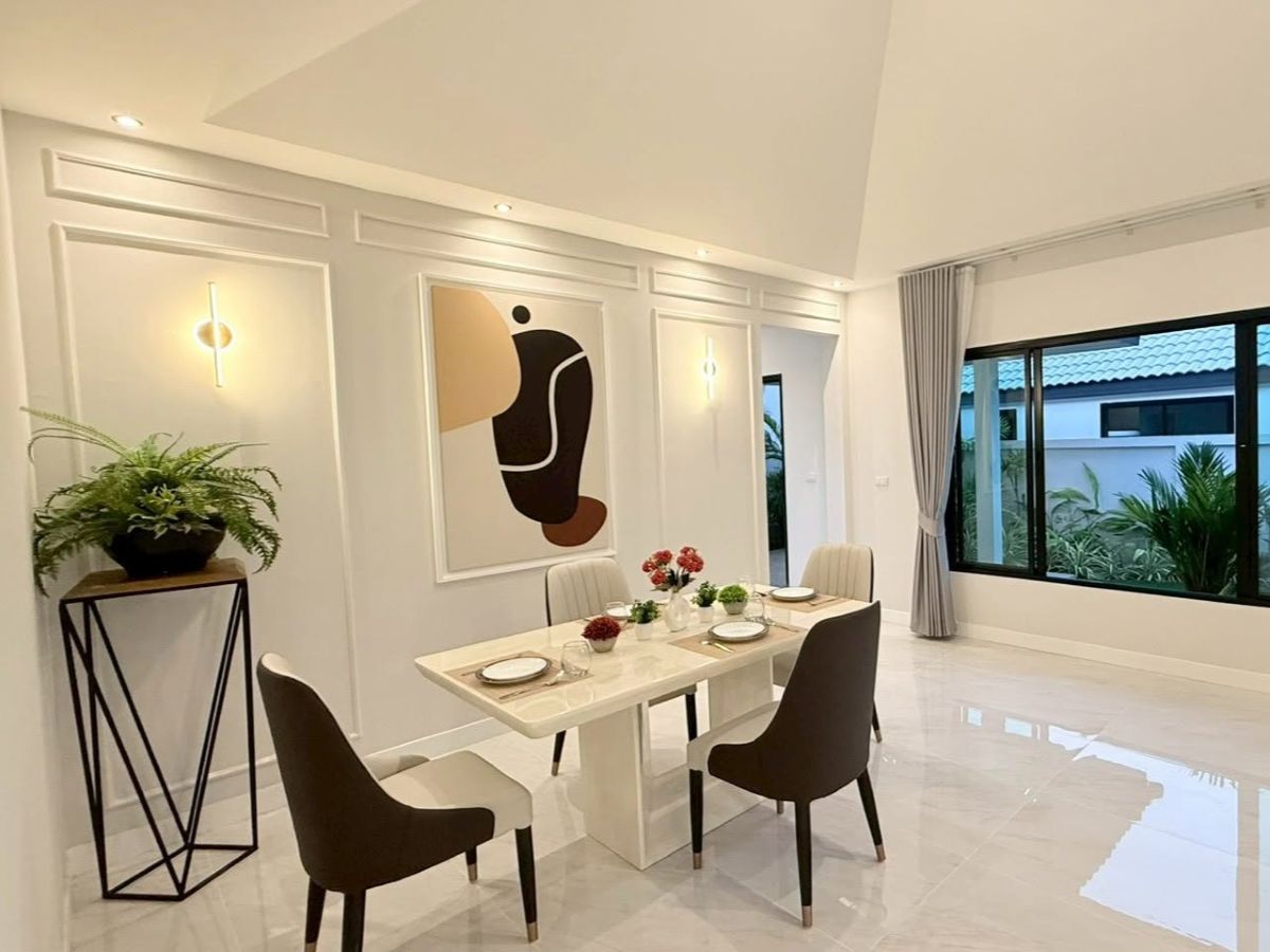 9 HS1514 – 3Bedroom Pool Villa House for Sale in Nibbana Shade Village in Thung Klom Talman
