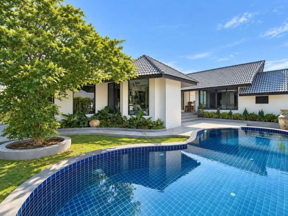 HR0897 – 3Bedrooms Pool Villa House for Rent in Nibbana Shade Village in Thung Klom-Talman