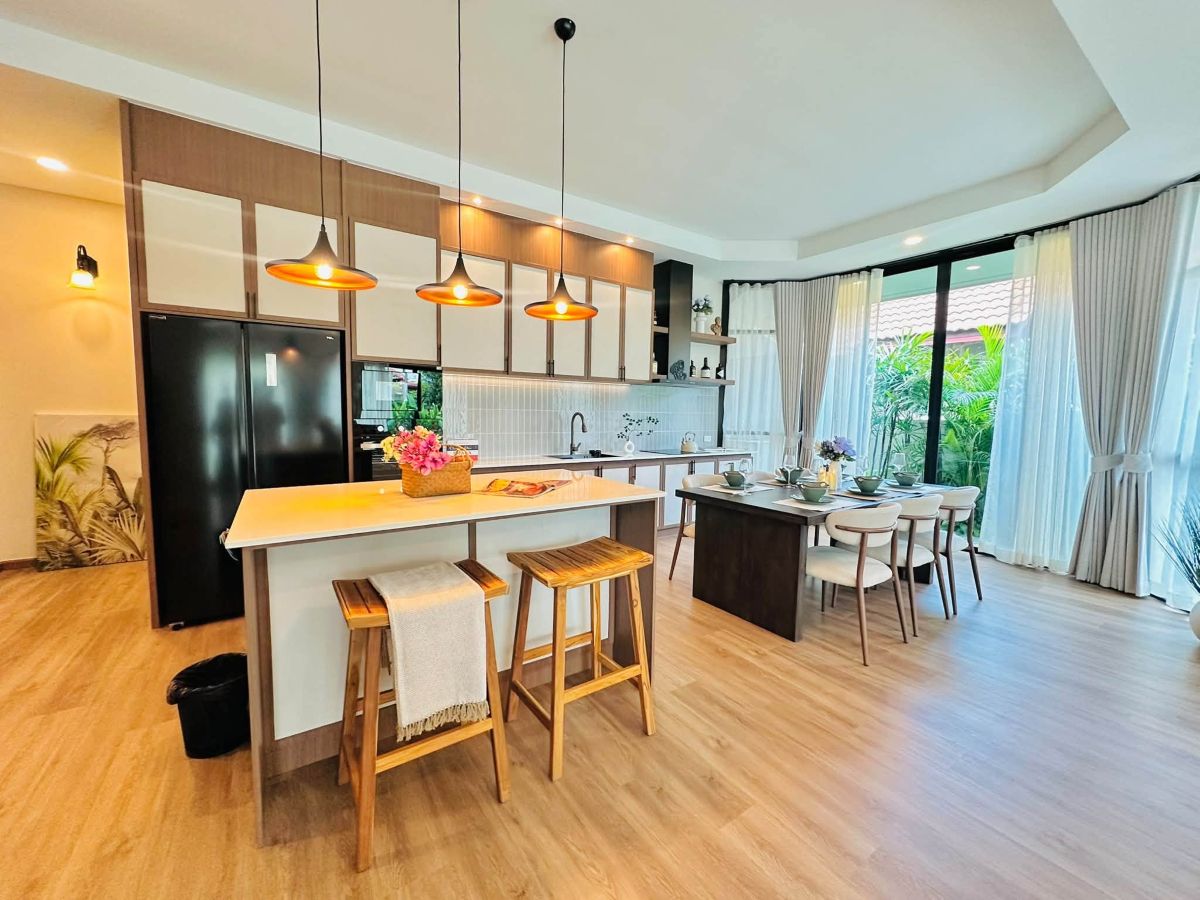 HS1519 – 3Bedroom Pool Villa House for Sale in Pattaya Paradise Village 1 in Nong Prue