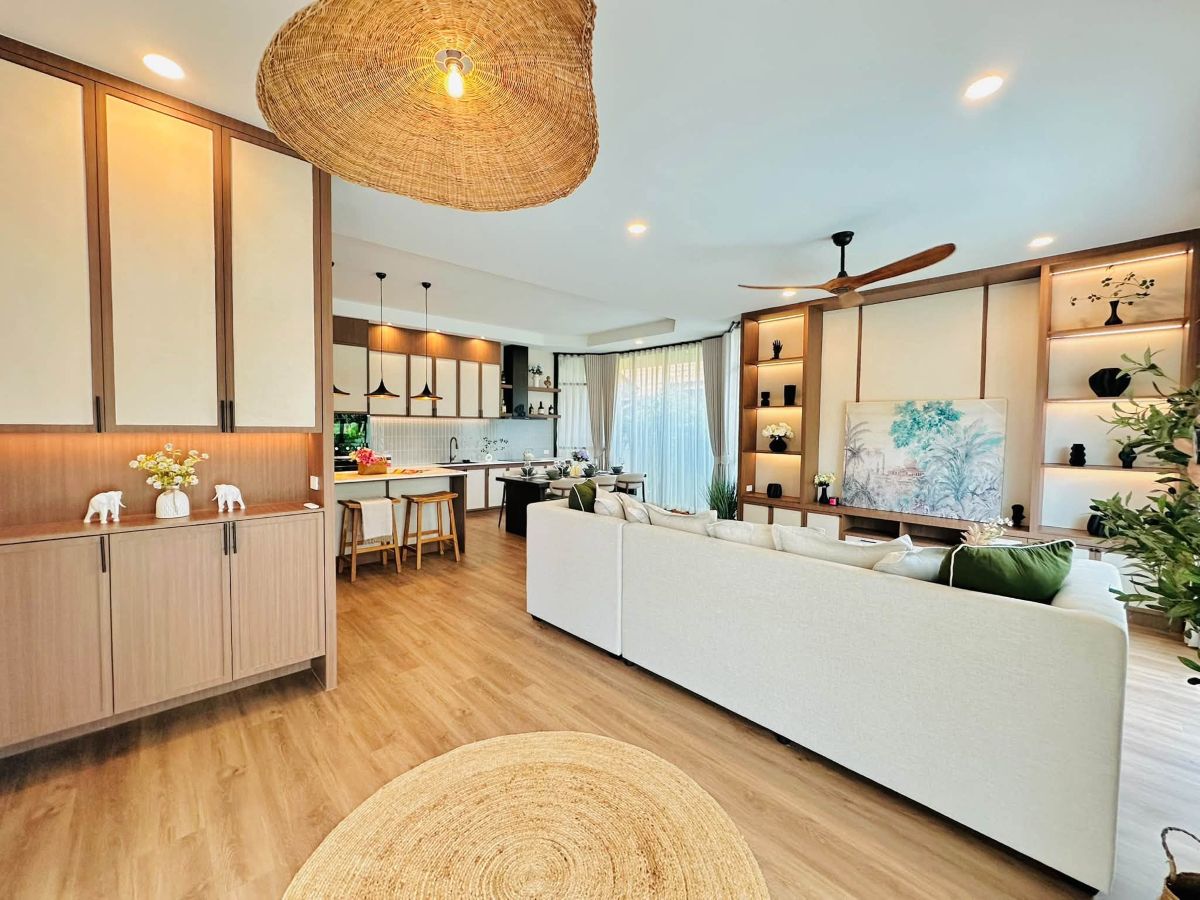 HS1519 – 3Bedroom Pool Villa House for Sale in Pattaya Paradise Village 1 in Nong Prue
