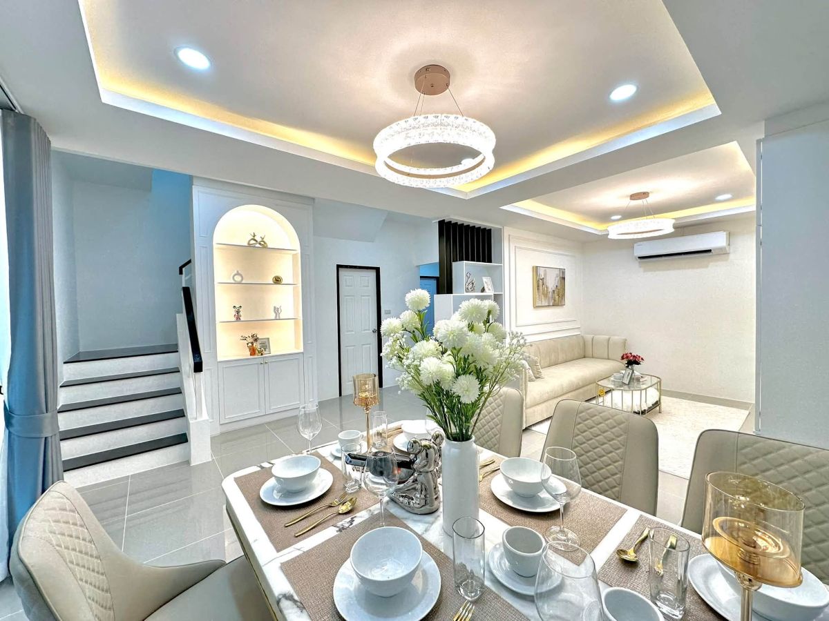 HS1518 – 3Bedroom 2-Storey Single House for Sale in Baan Fah Greenery Pattaya in Bang Lamung