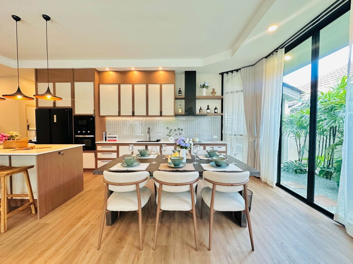 HS1519 – 3Bedroom Pool Villa House for Sale in Pattaya Paradise Village 1 in Nong Prue