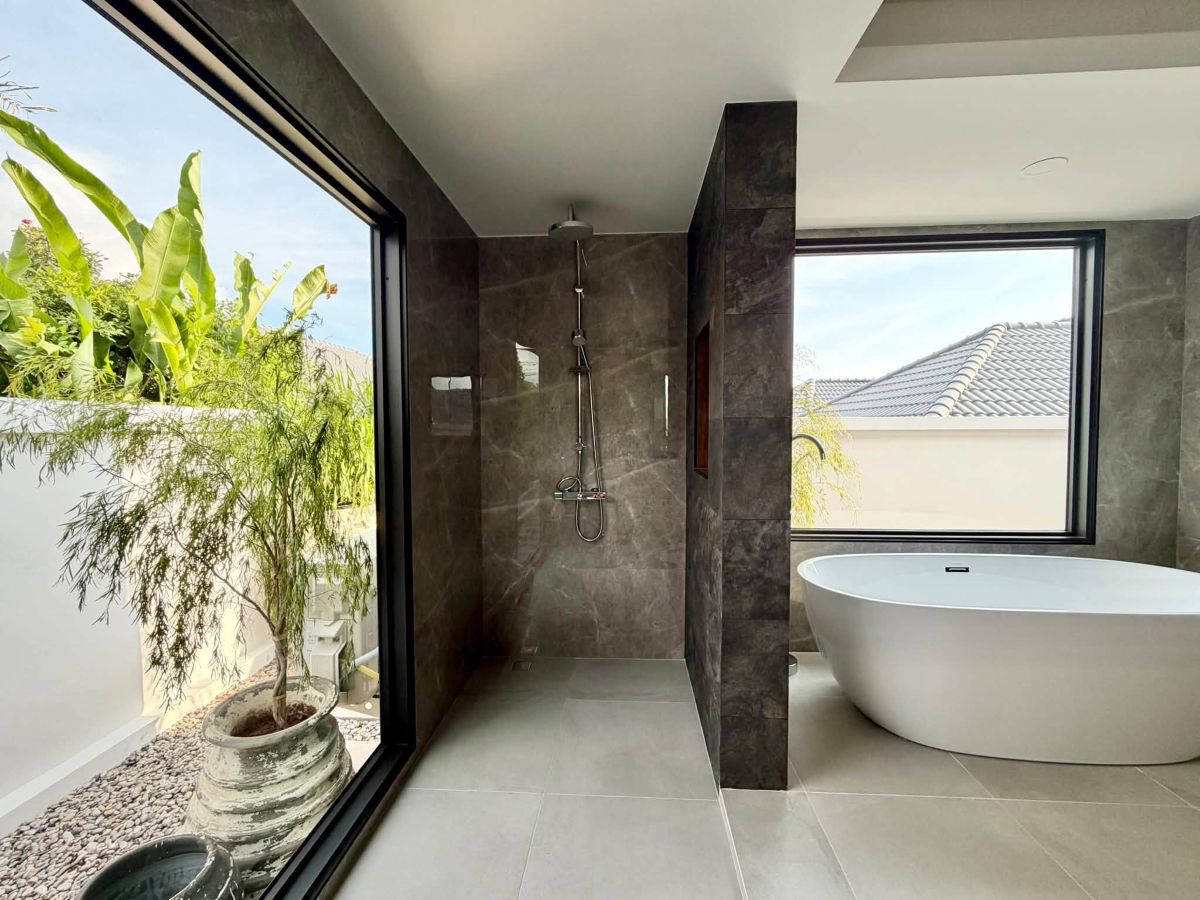 HR0897 – 3Bedrooms Pool Villa House for Rent in Nibbana Shade Village in Thung Klom-Talman