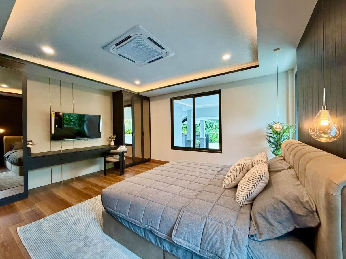 HR0897 – 3Bedrooms Pool Villa House for Rent in Nibbana Shade Village in Thung Klom-Talman