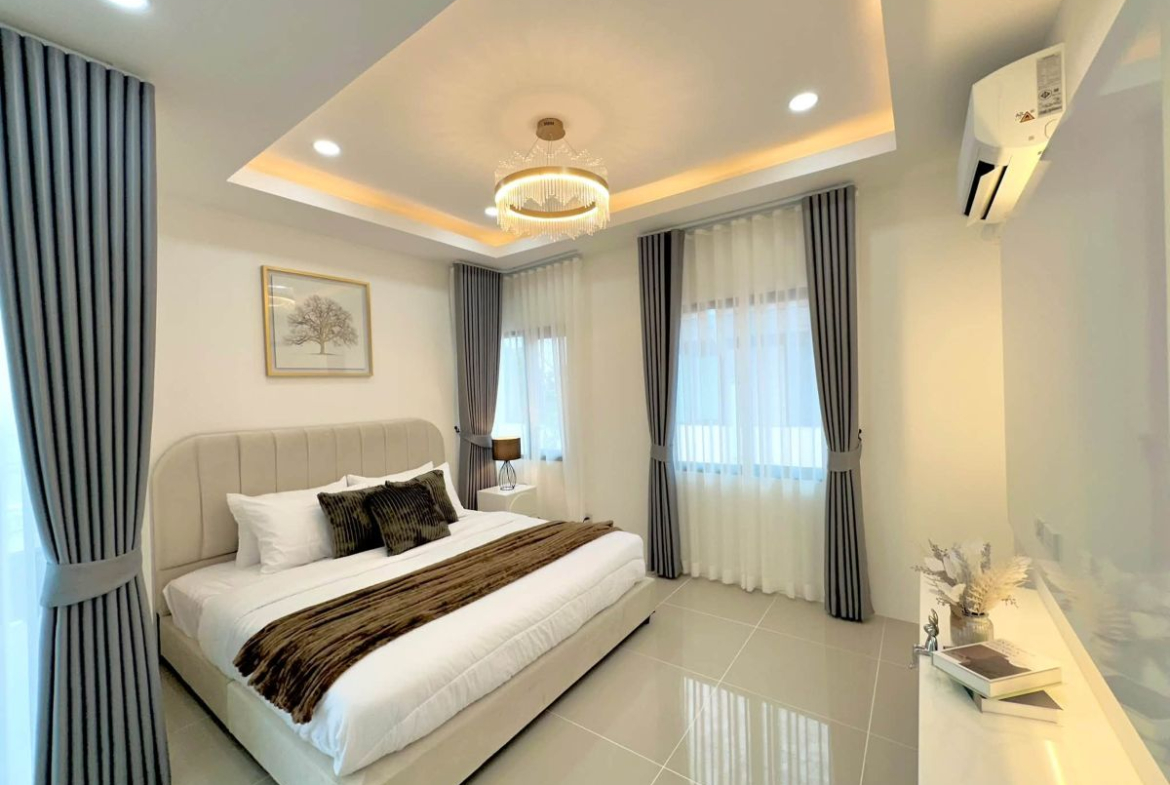 HS1518 – 3Bedroom 2-Storey Single House for Sale in Baan Fah Greenery Pattaya in Bang Lamung