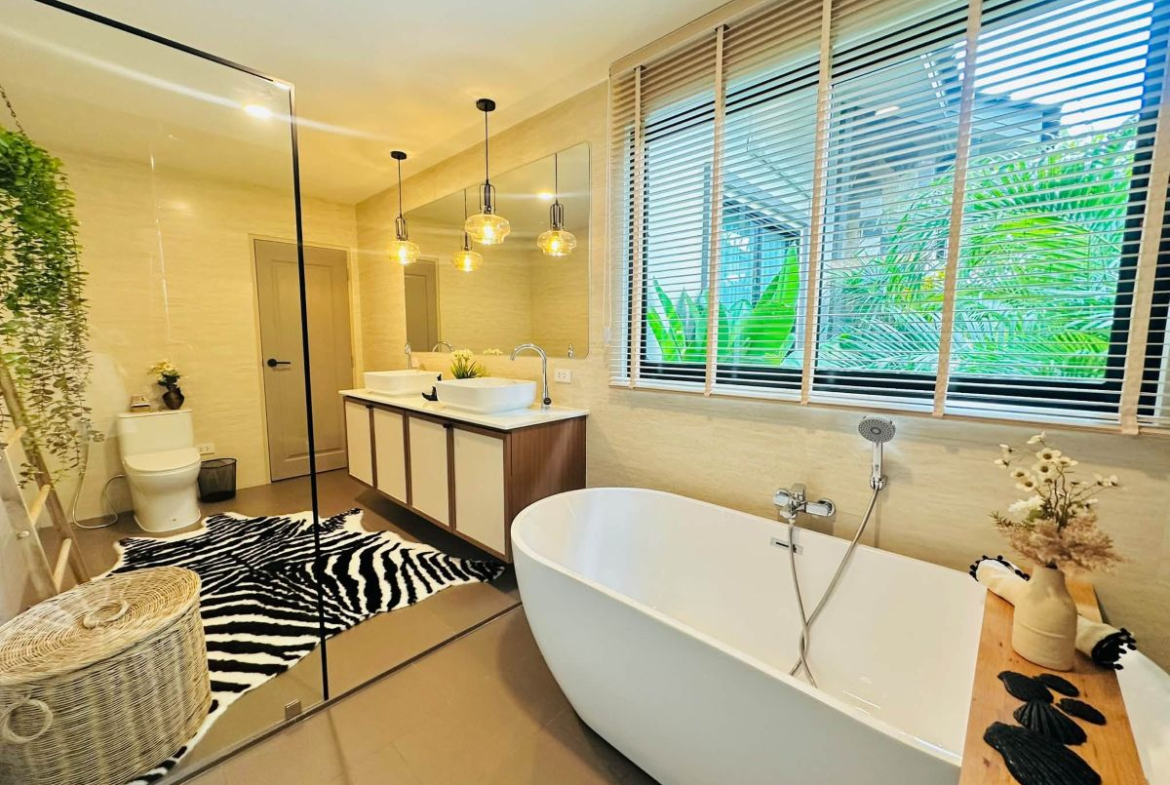 HS1519 – 3Bedroom Pool Villa House for Sale in Pattaya Paradise Village 1 in Nong Prue