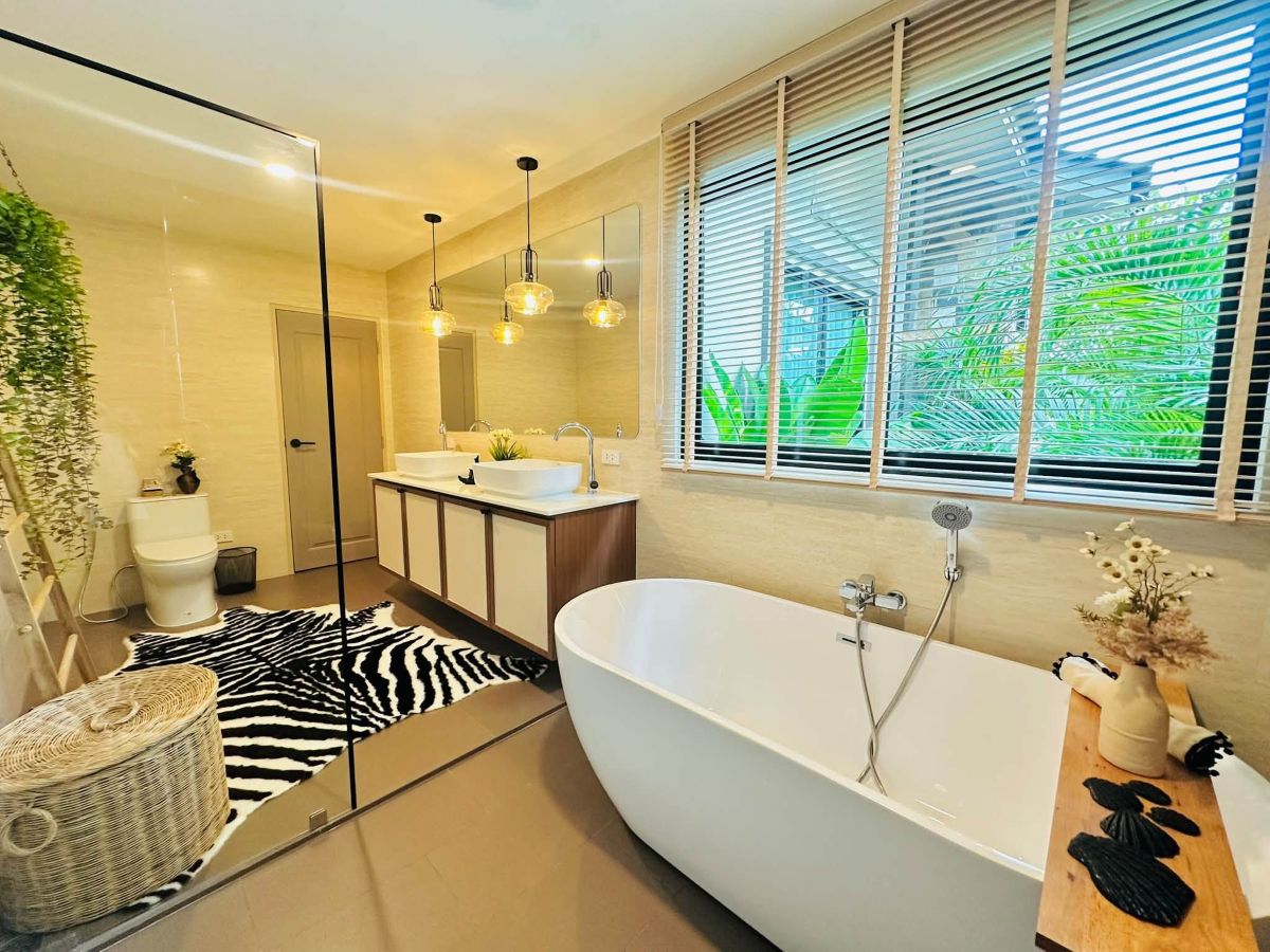 HS1519 – 3Bedroom Pool Villa House for Sale in Pattaya Paradise Village 1 in Nong Prue