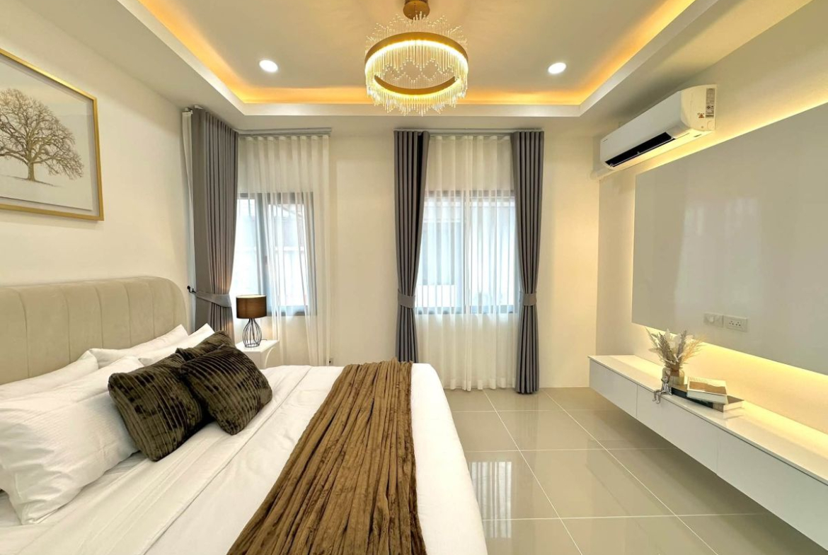 HS1518 – 3Bedroom 2-Storey Single House for Sale in Baan Fah Greenery Pattaya in Bang Lamung