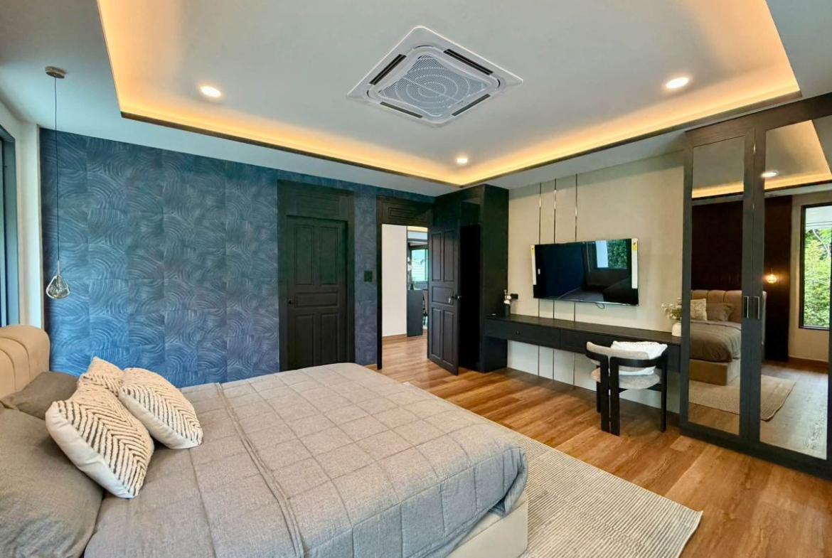HR0897 – 3Bedrooms Pool Villa House for Rent in Nibbana Shade Village in Thung Klom-Talman