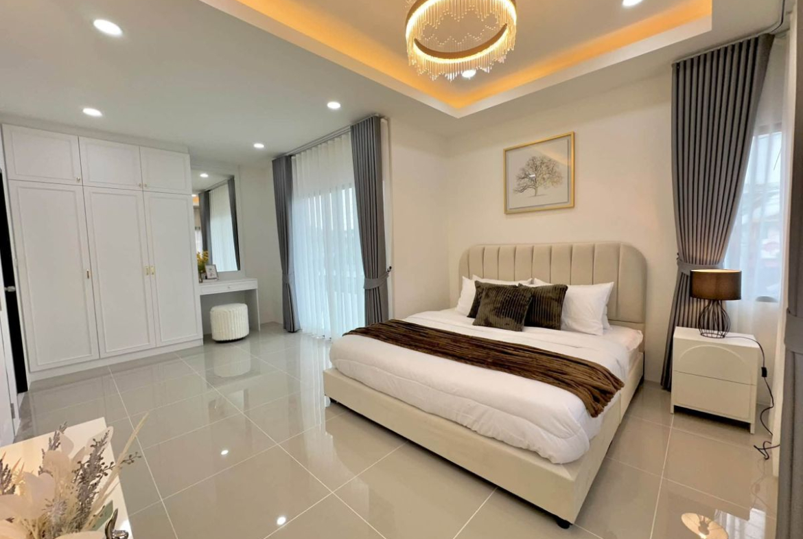 HS1518 – 3Bedroom 2-Storey Single House for Sale in Baan Fah Greenery Pattaya in Bang Lamung