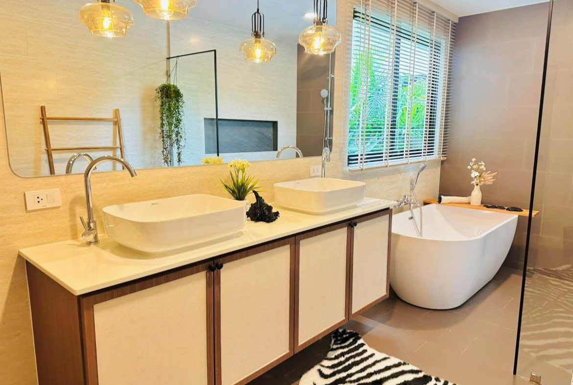 HS1519 – 3Bedroom Pool Villa House for Sale in Pattaya Paradise Village 1 in Nong Prue