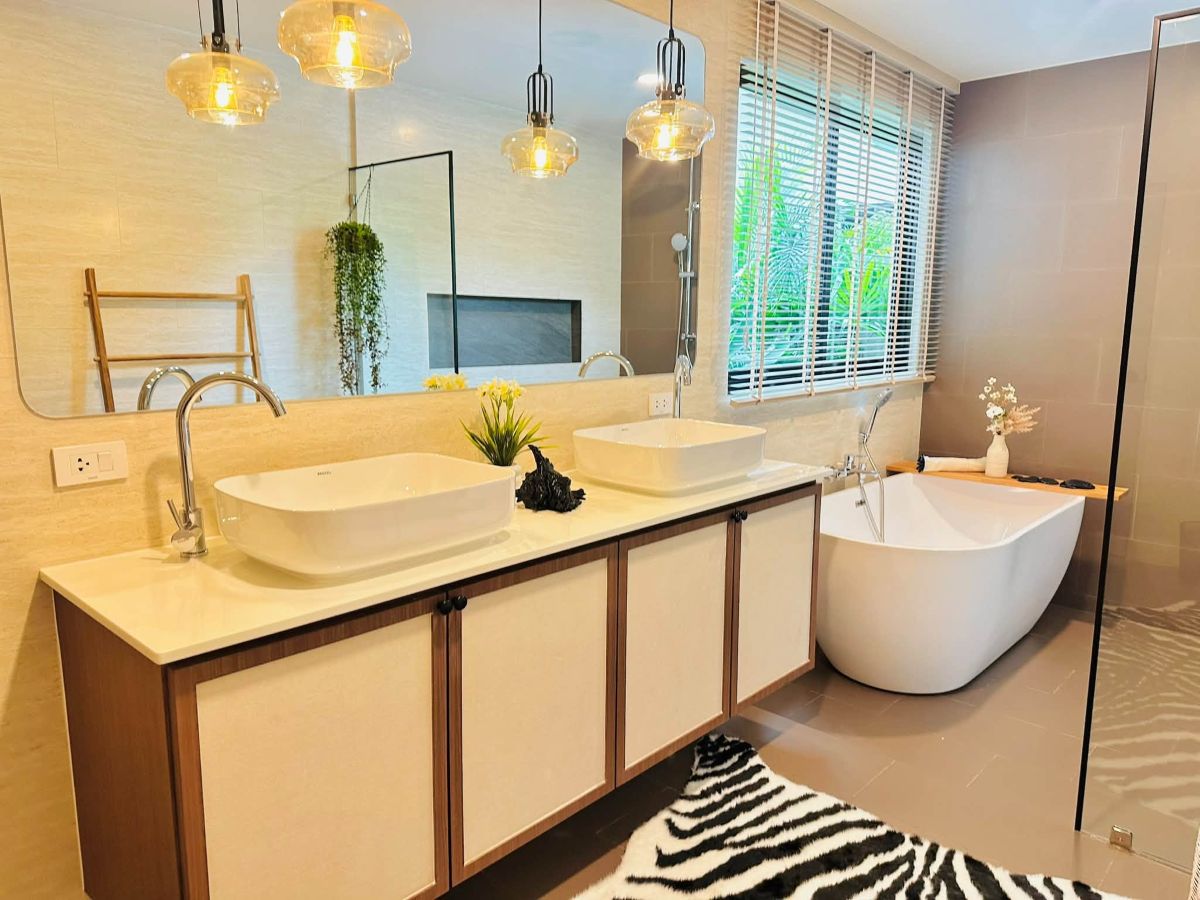 HS1519 – 3Bedroom Pool Villa House for Sale in Pattaya Paradise Village 1 in Nong Prue