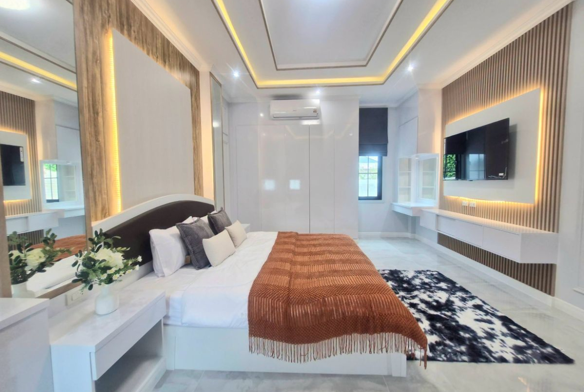 HS1522 – 4Bedroom Pool Villa House for Sale in Soi K9 in Huay Yai