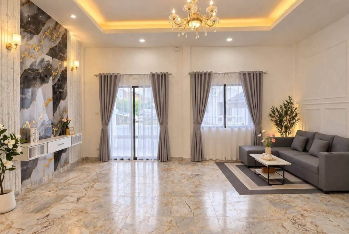 HS1525 – 3Bedrooms Single House for Sale in Paradise Village in Khao Noi