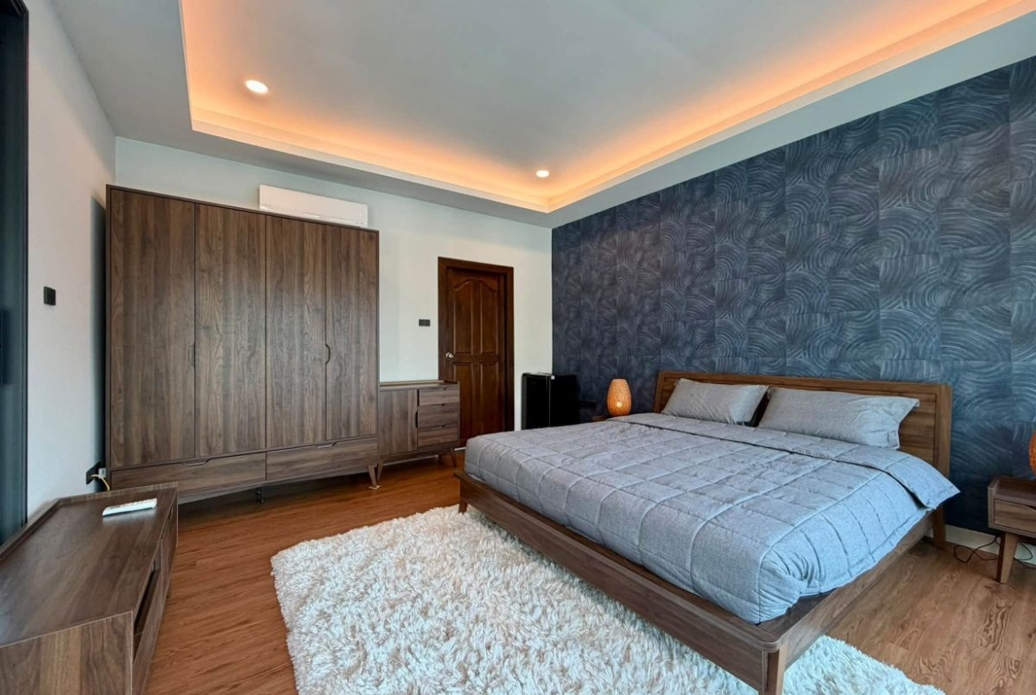 HR0897 – 3Bedrooms Pool Villa House for Rent in Nibbana Shade Village in Thung Klom-Talman