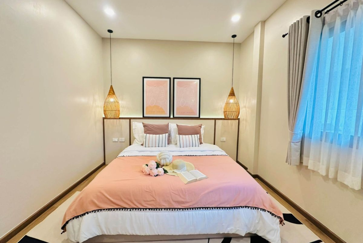 HS1519 – 3Bedroom Pool Villa House for Sale in Pattaya Paradise Village 1 in Nong Prue