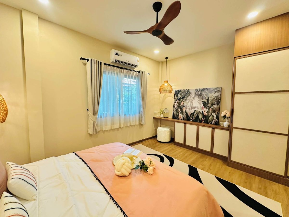 HS1519 – 3Bedroom Pool Villa House for Sale in Pattaya Paradise Village 1 in Nong Prue