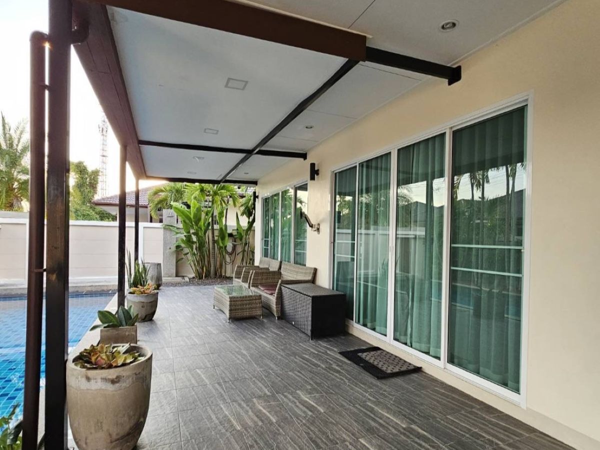 HR0896 – 3Bedroom Pool Villa for rent in Garden Ville 5 in Huay Yai