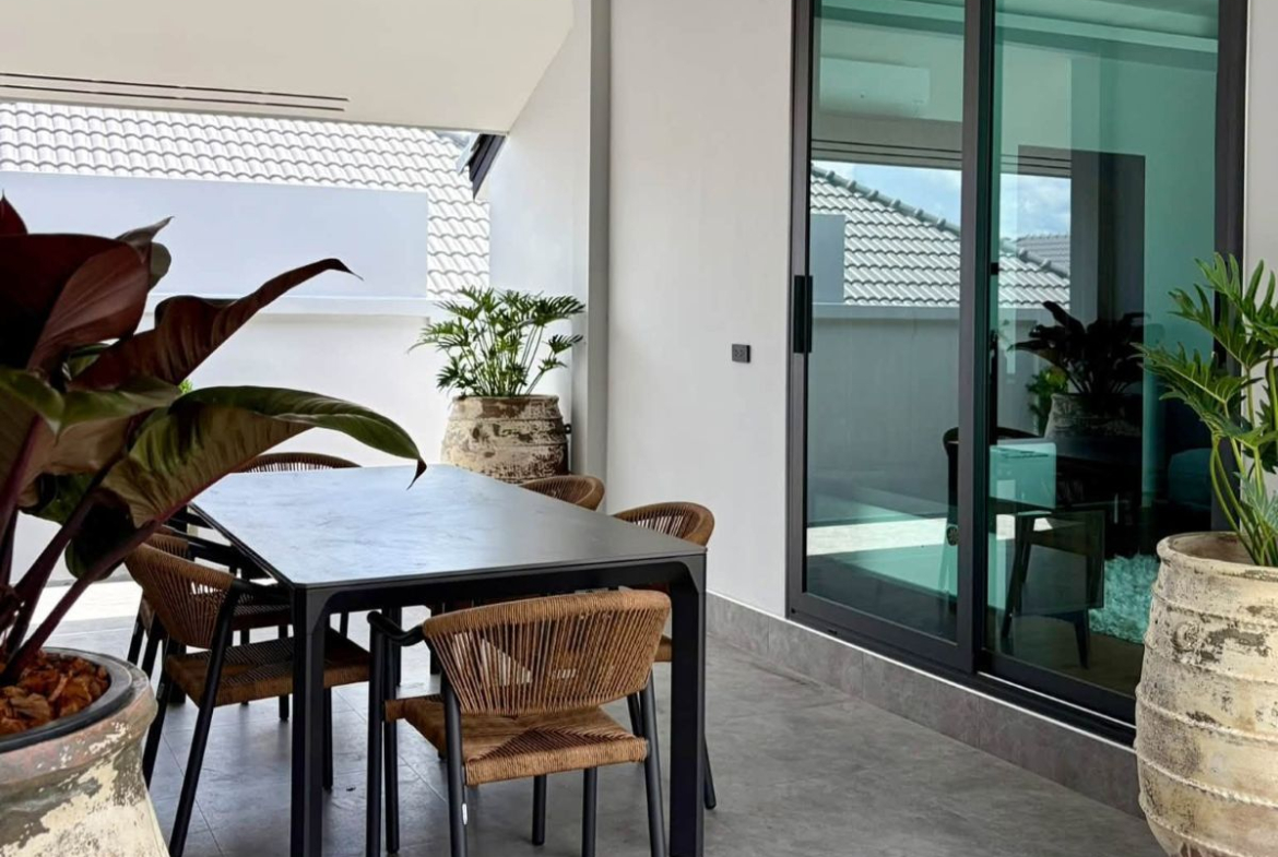 HR0897 – 3Bedrooms Pool Villa House for Rent in Nibbana Shade Village in Thung Klom-Talman