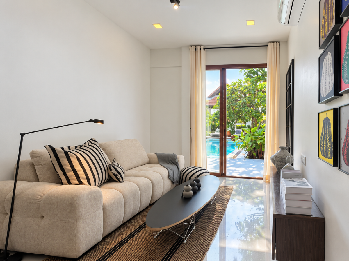 HS1521 – 5Bedrooms Bali Style Pool Villa House for Sale in Thabali Village in Thappraya Rd.