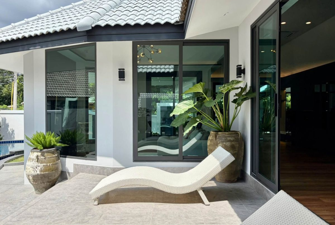 HR0897 – 3Bedrooms Pool Villa House for Rent in Nibbana Shade Village in Thung Klom-Talman