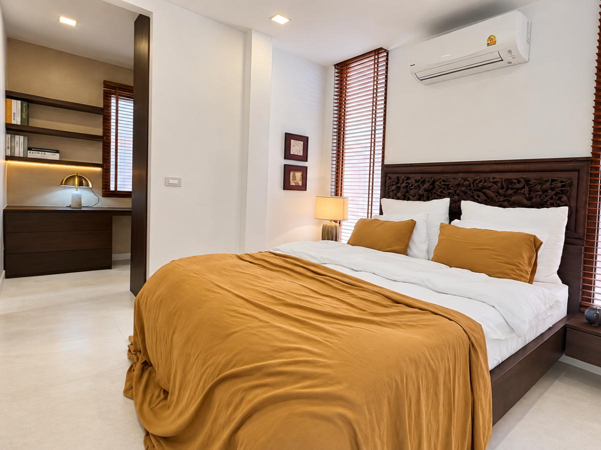 HS1521 – 5Bedrooms Bali Style Pool Villa House for Sale in Thabali Village in Thappraya Rd.