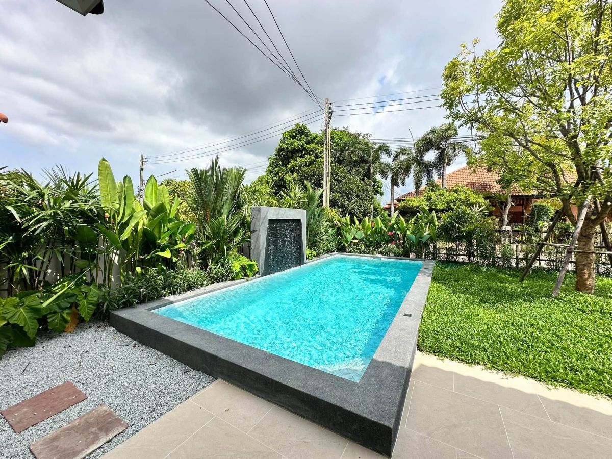HS1519 – 3Bedroom Pool Villa House for Sale in Pattaya Paradise Village 1 in Nong Prue