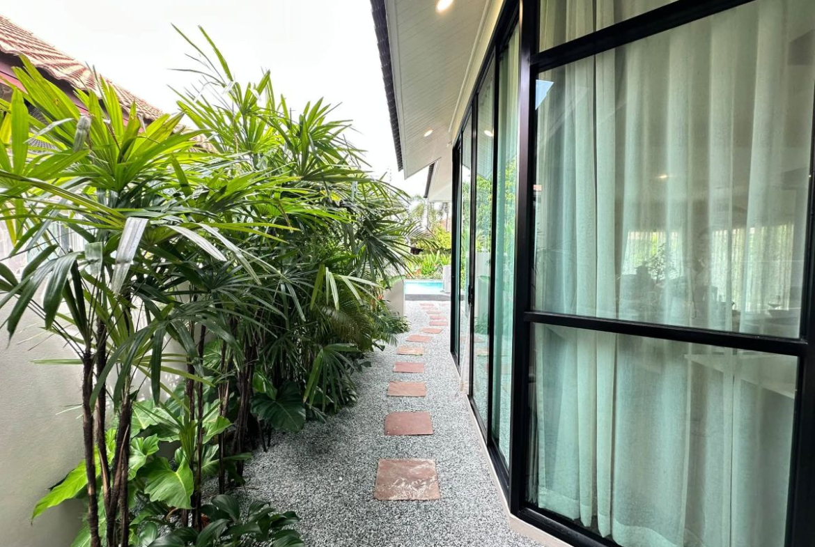 HS1519 – 3Bedroom Pool Villa House for Sale in Pattaya Paradise Village 1 in Nong Prue