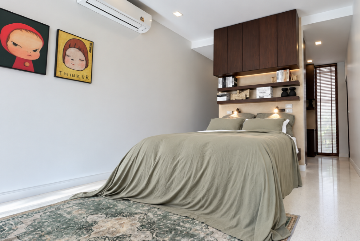 HS1521 – 5Bedrooms Bali Style Pool Villa House for Sale in Thabali Village in Thappraya Rd.