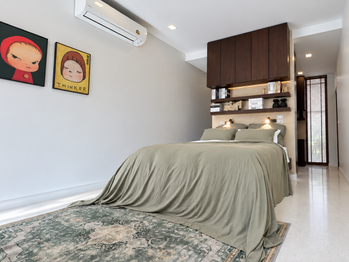 HS1521 – 5Bedrooms Bali Style Pool Villa House for Sale in Thabali Village in Thappraya Rd.