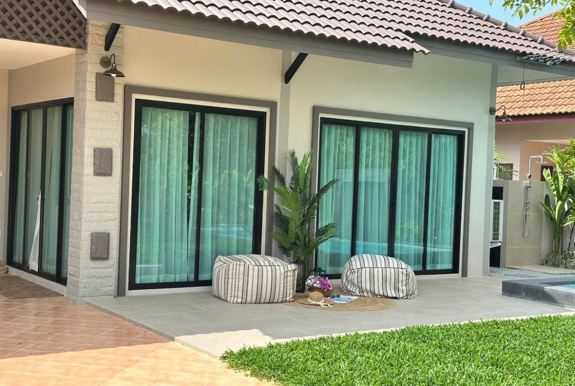 HS1519 – 3Bedroom Pool Villa House for Sale in Pattaya Paradise Village 1 in Nong Prue