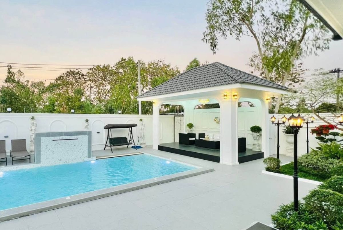 HS1524 – 5Bedrooms Modern Luxury Pool Villa House for Sale in Pornprapa Nimit 34