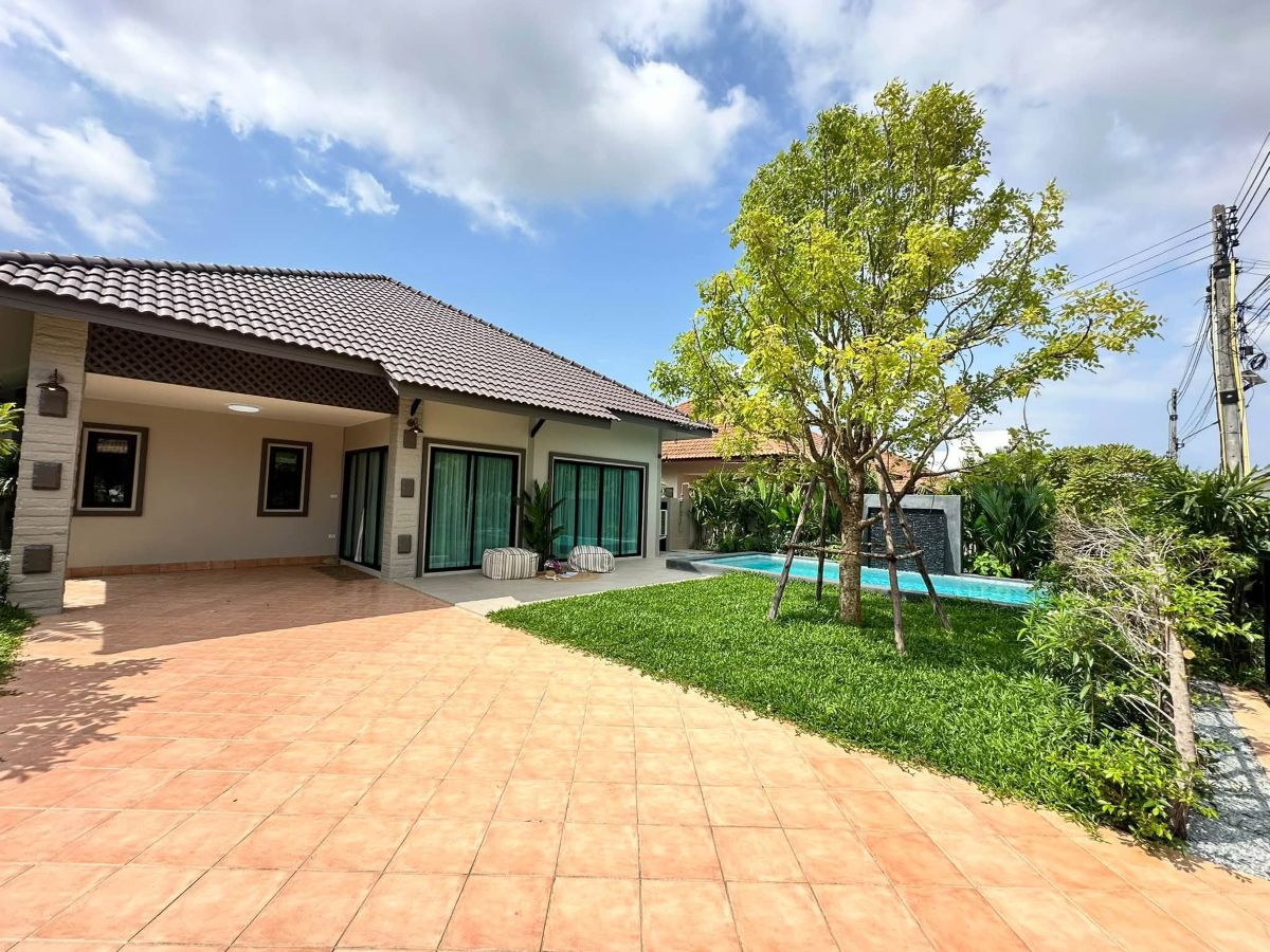 HS1519 – 3Bedroom Pool Villa House for Sale in Pattaya Paradise Village 1 in Nong Prue