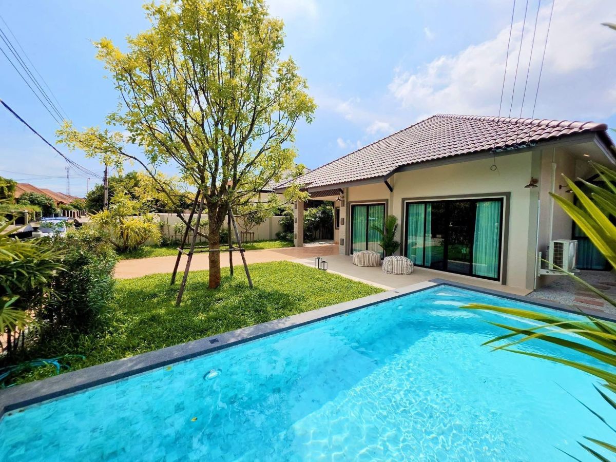 HS1519 – 3Bedroom Pool Villa House for Sale in Pattaya Paradise Village 1 in Nong Prue
