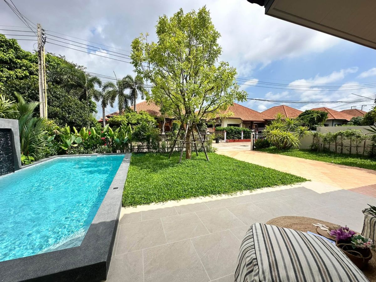 HS1519 – 3Bedroom Pool Villa House for Sale in Pattaya Paradise Village 1 in Nong Prue
