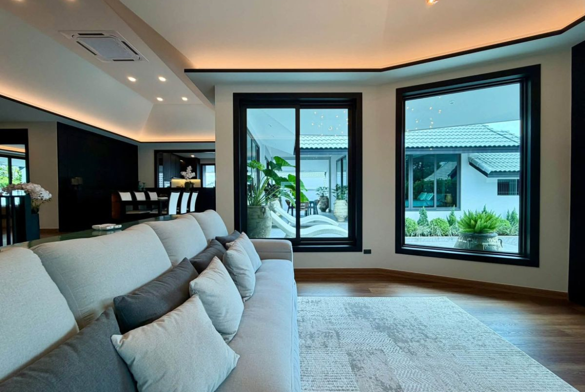 HR0897 – 3Bedrooms Pool Villa House for Rent in Nibbana Shade Village in Thung Klom-Talman