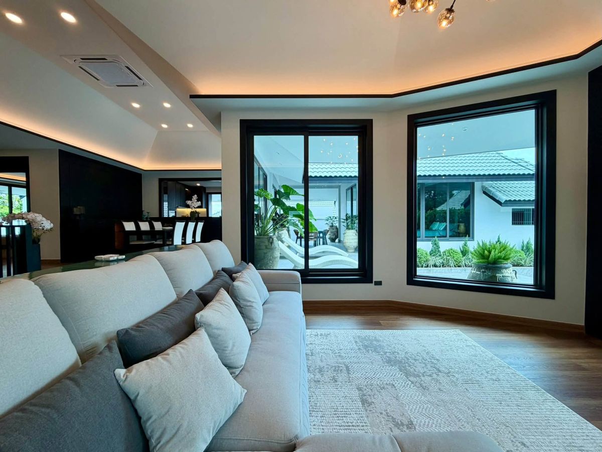 HR0897 – 3Bedrooms Pool Villa House for Rent in Nibbana Shade Village in Thung Klom-Talman
