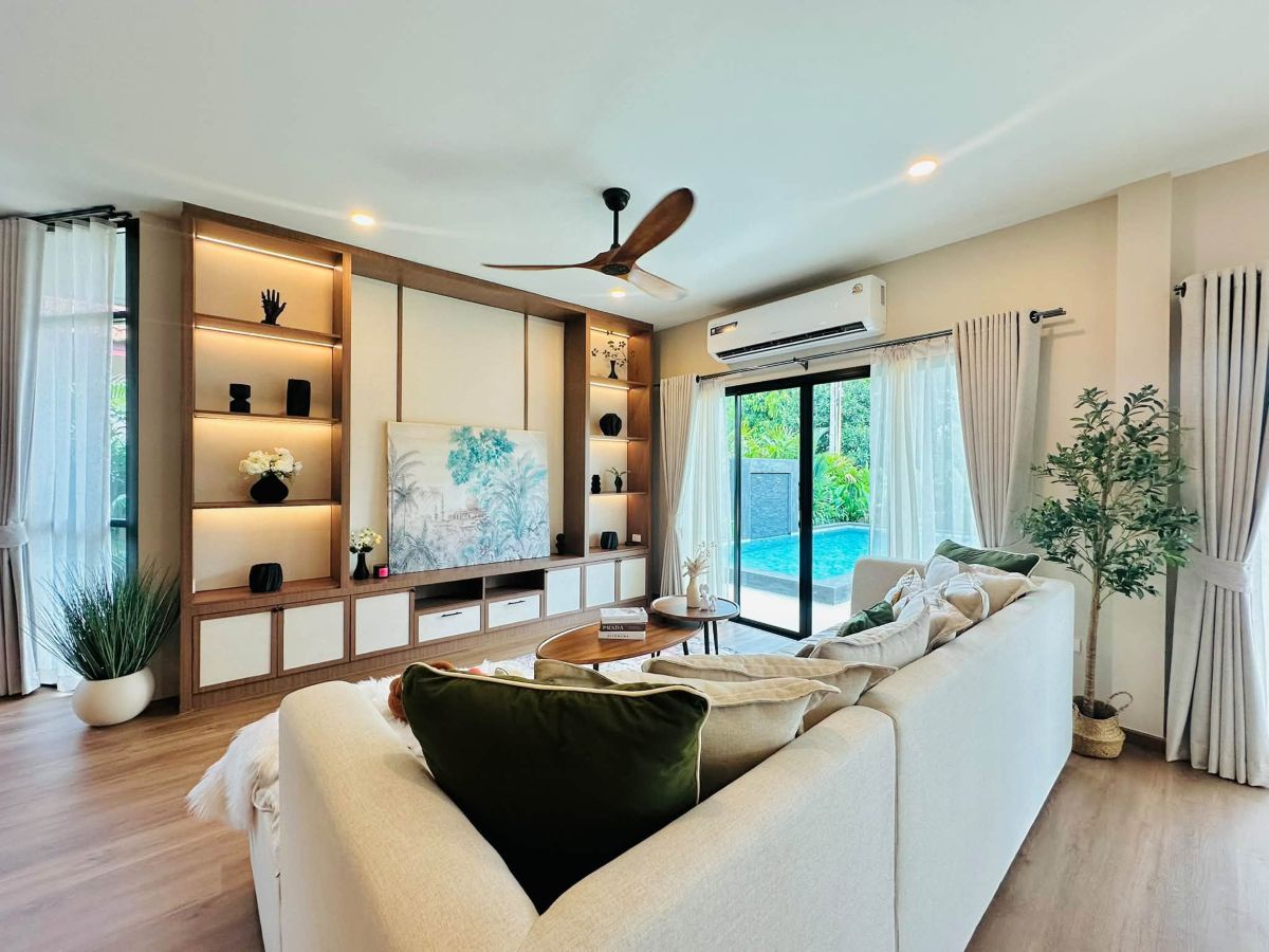 HS1519 – 3Bedroom Pool Villa House for Sale in Pattaya Paradise Village 1 in Nong Prue