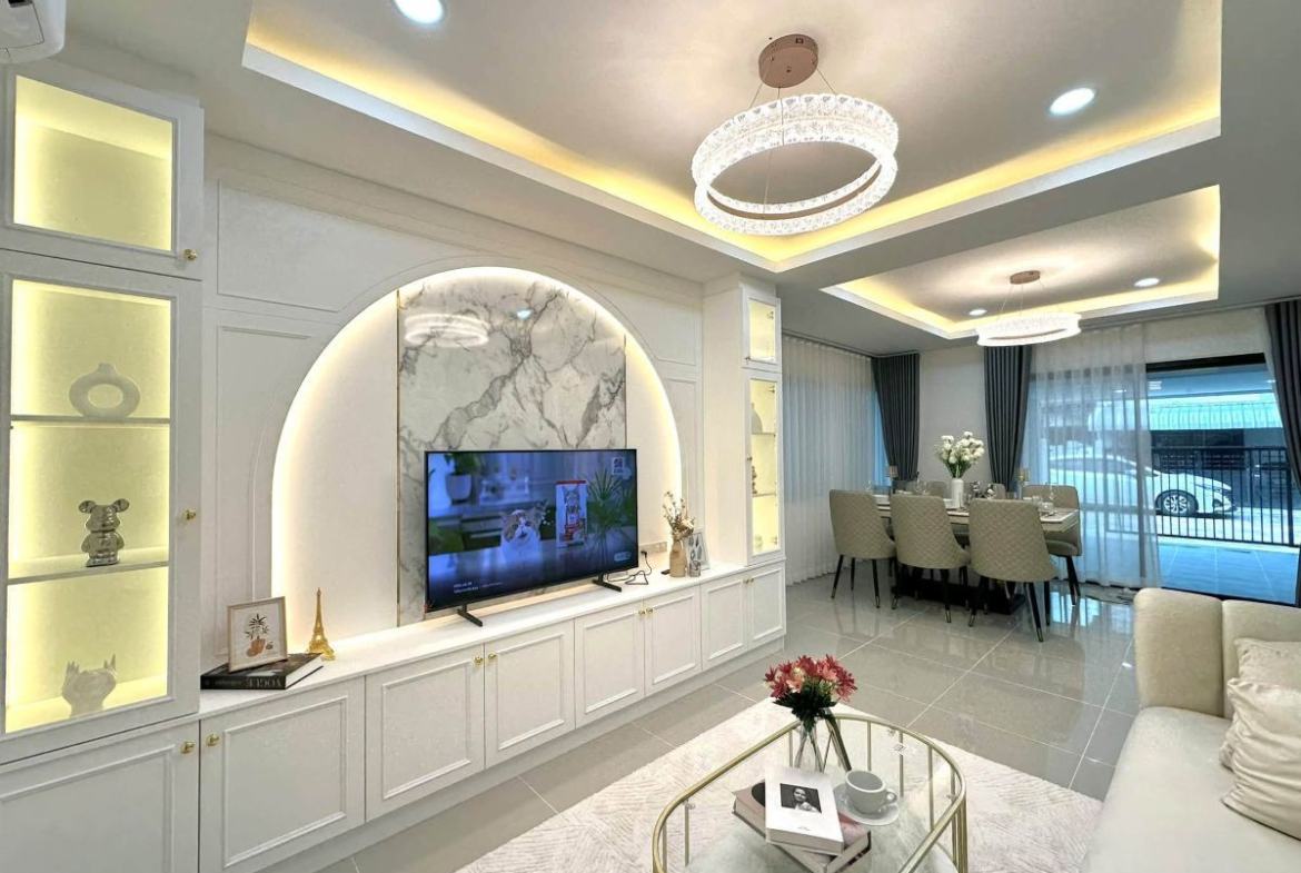 HS1518 – 3Bedroom 2-Storey Single House for Sale in Baan Fah Greenery Pattaya in Bang Lamung
