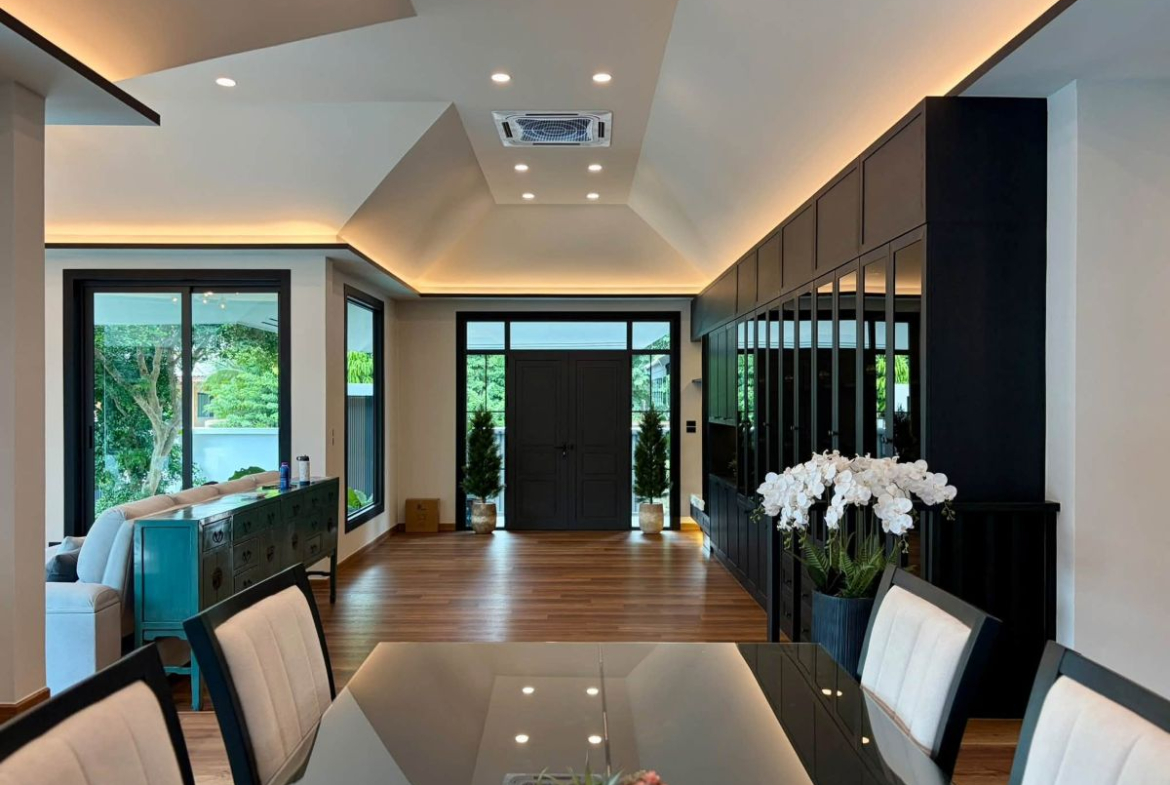 HR0897 – 3Bedrooms Pool Villa House for Rent in Nibbana Shade Village in Thung Klom-Talman