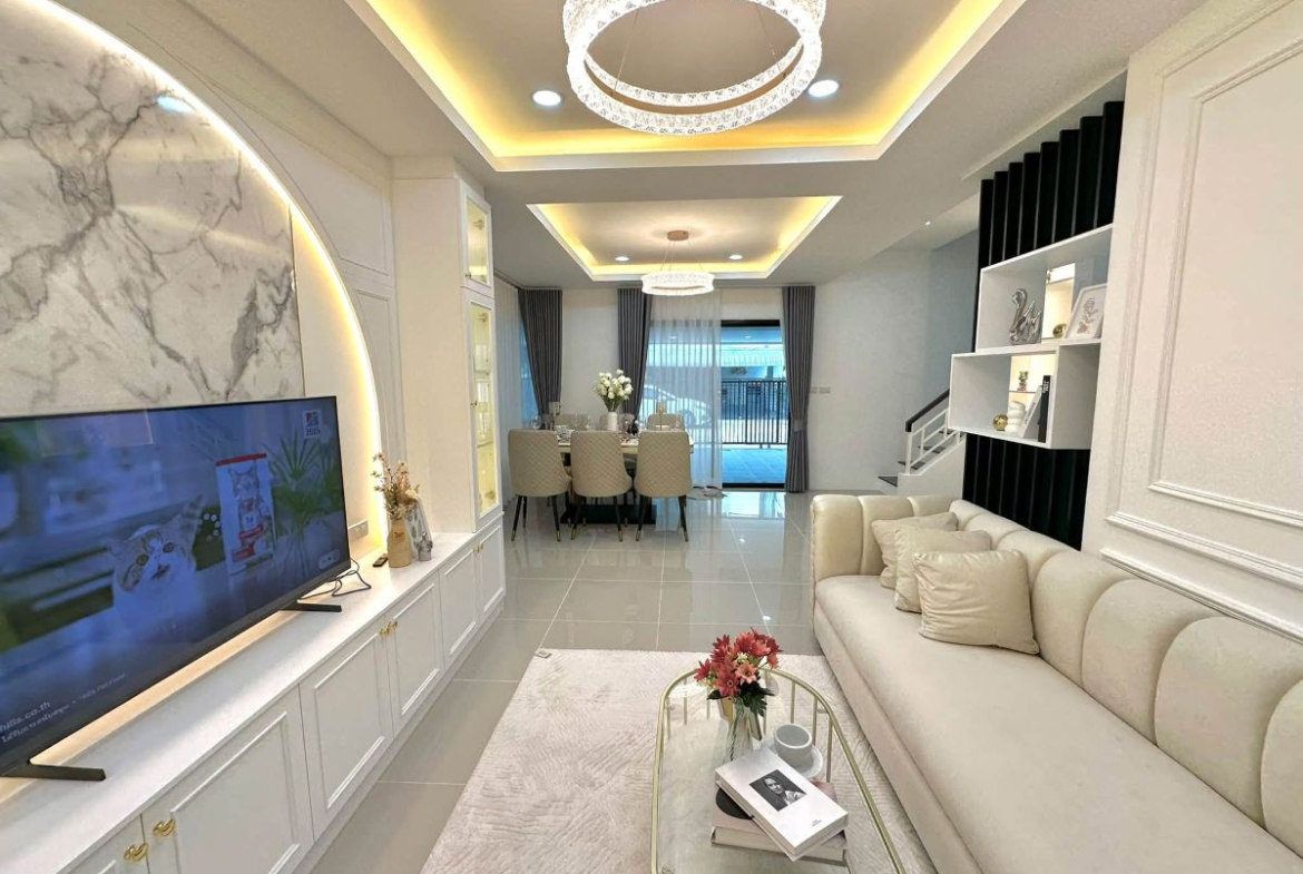 HS1518 – 3Bedroom 2-Storey Single House for Sale in Baan Fah Greenery Pattaya in Bang Lamung