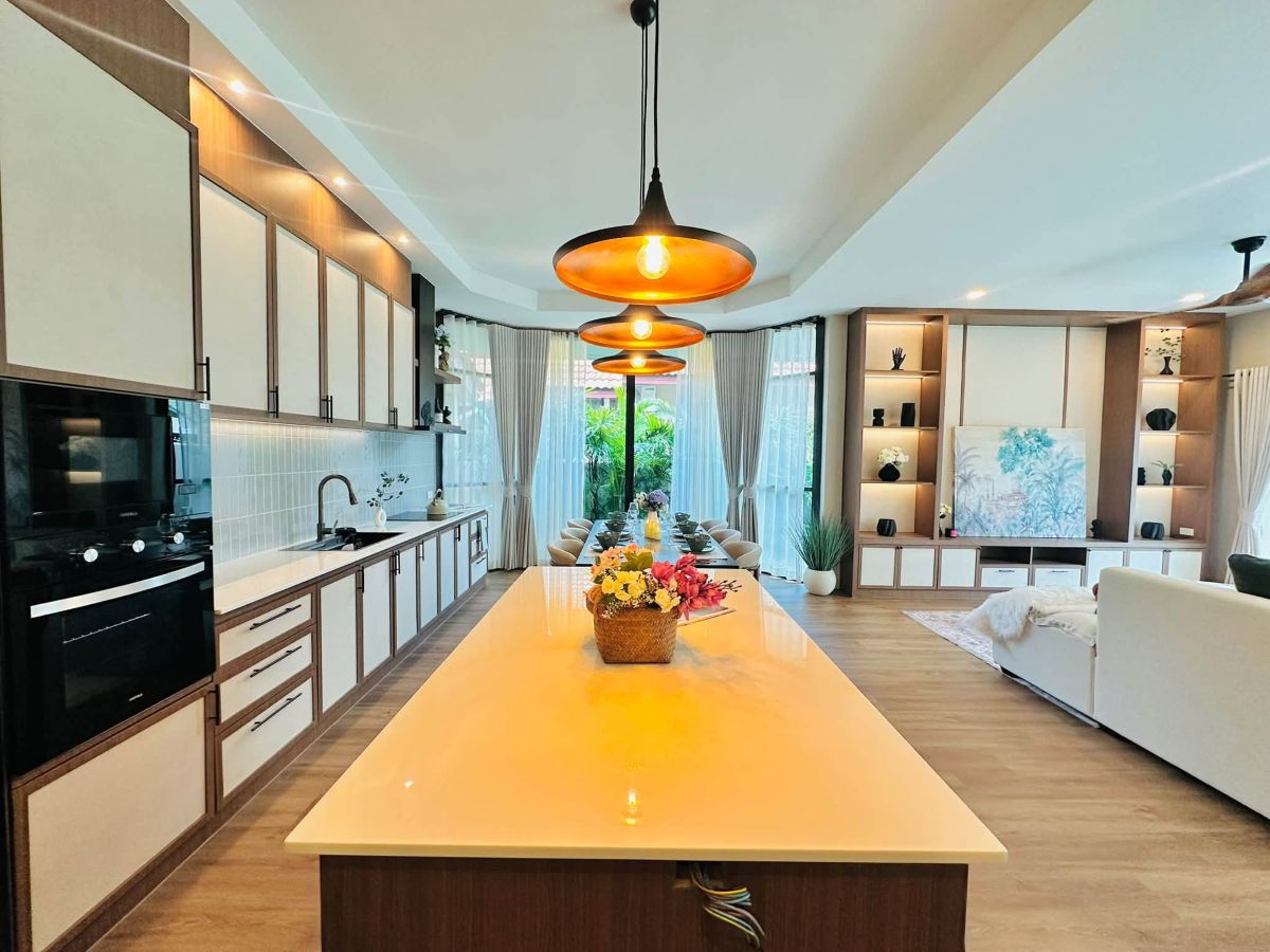 HS1519 – 3Bedroom Pool Villa House for Sale in Pattaya Paradise Village 1 in Nong Prue